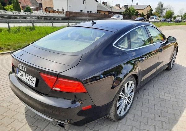 Audi A7 cena 69900 przebieg: 207030, rok produkcji 2013 z Krzanowice małe 781